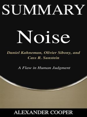cover image of Summary of Noise